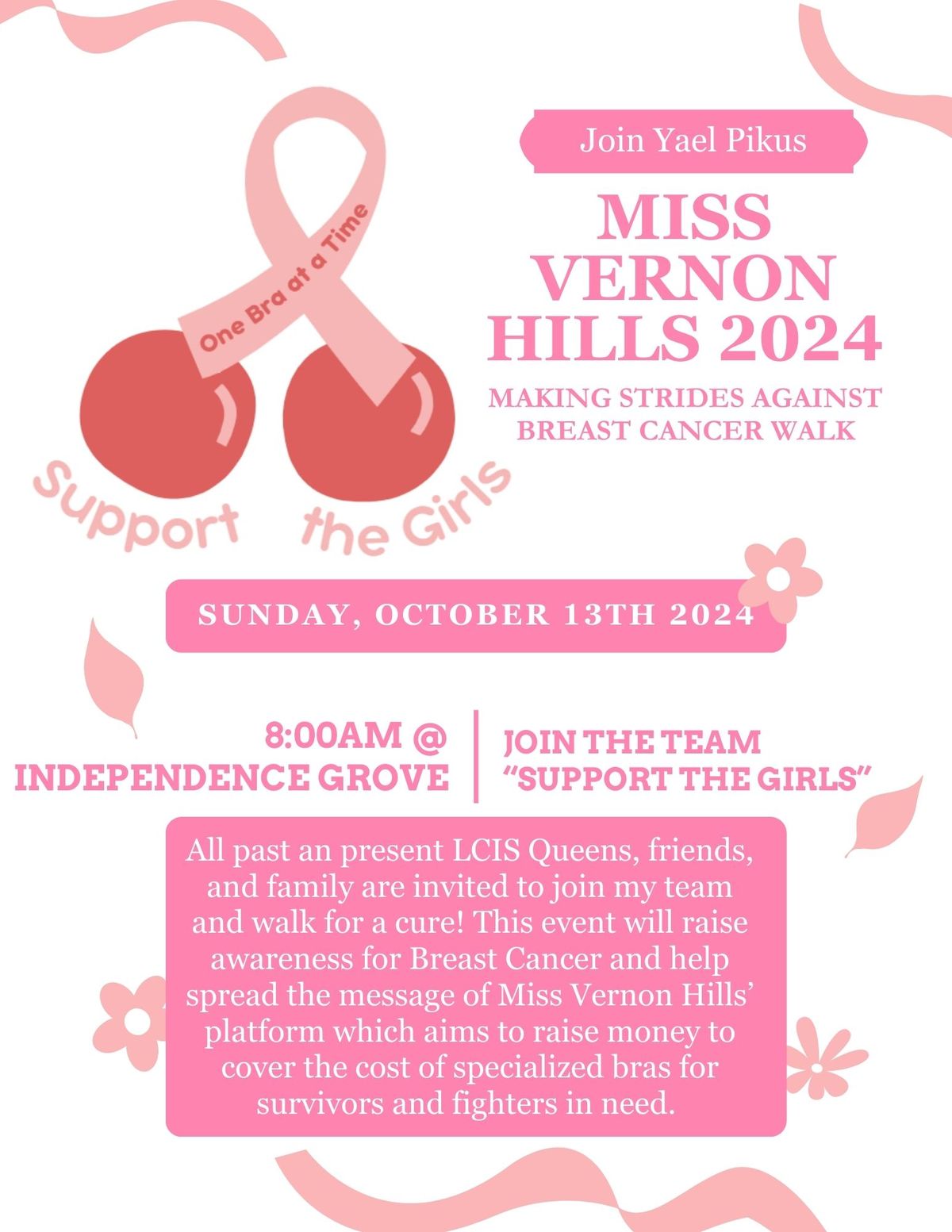 Support the Girls - Making Strides of Lake County Breast Cancer Walk