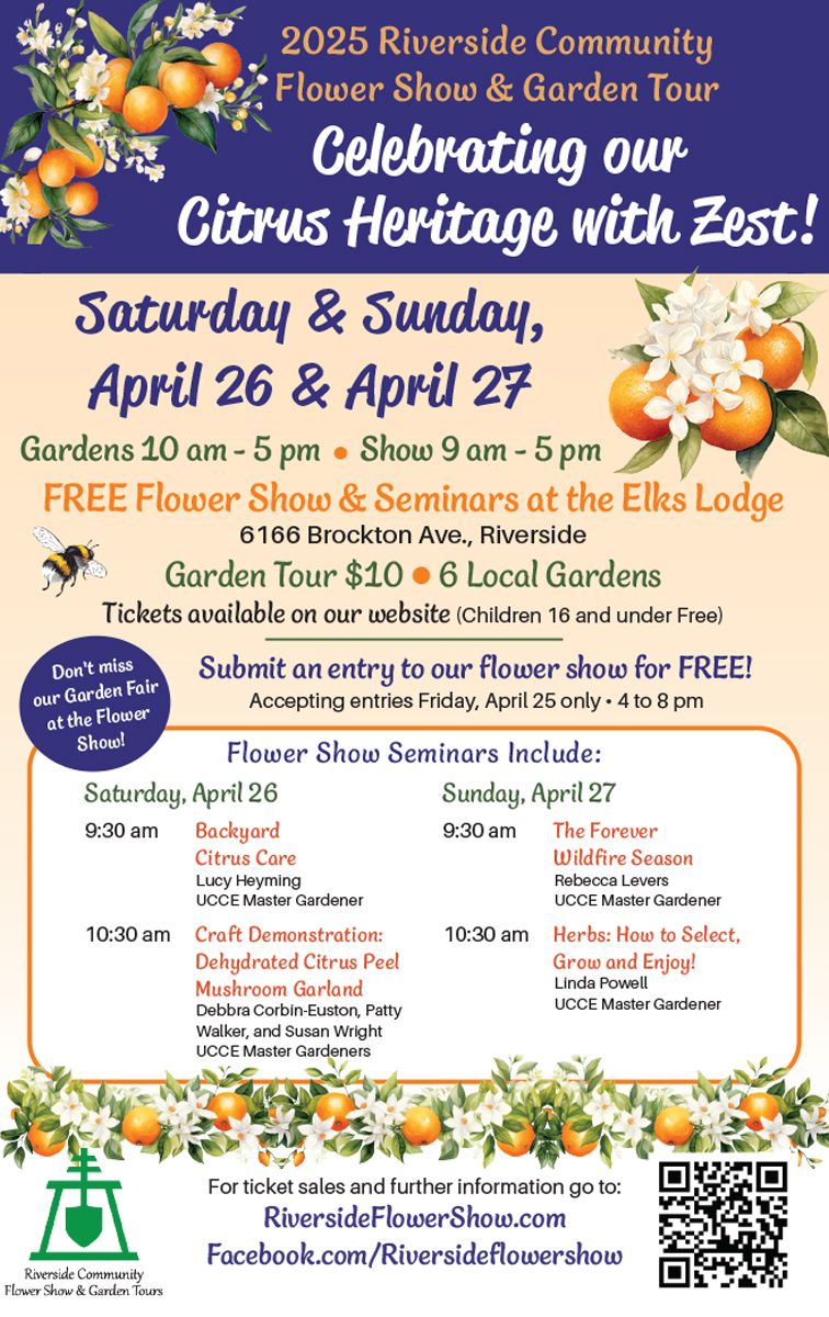 77th Annual Riverside Flower Show and Garden Tour