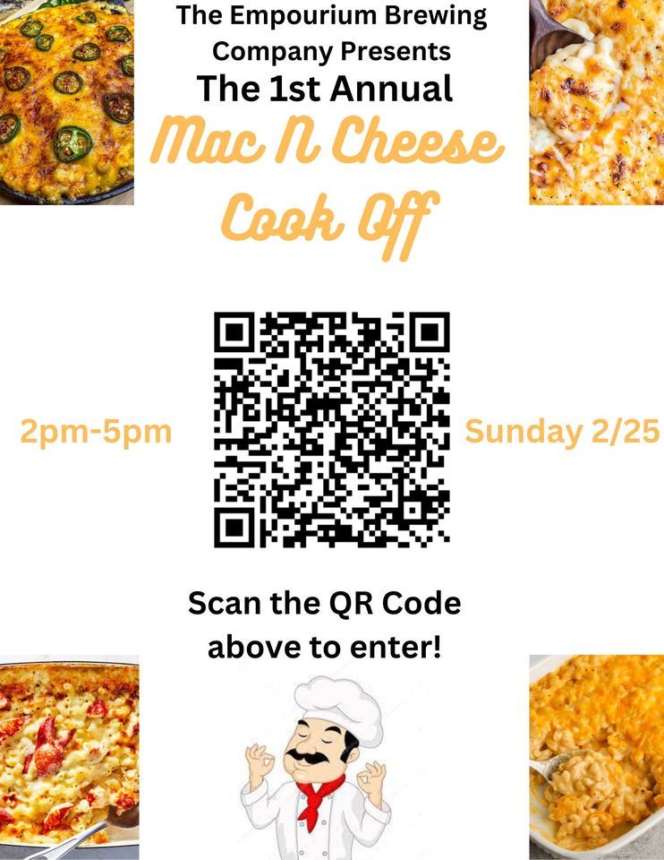 1ST ANNUAL MAC N CHEESE COOK OFF