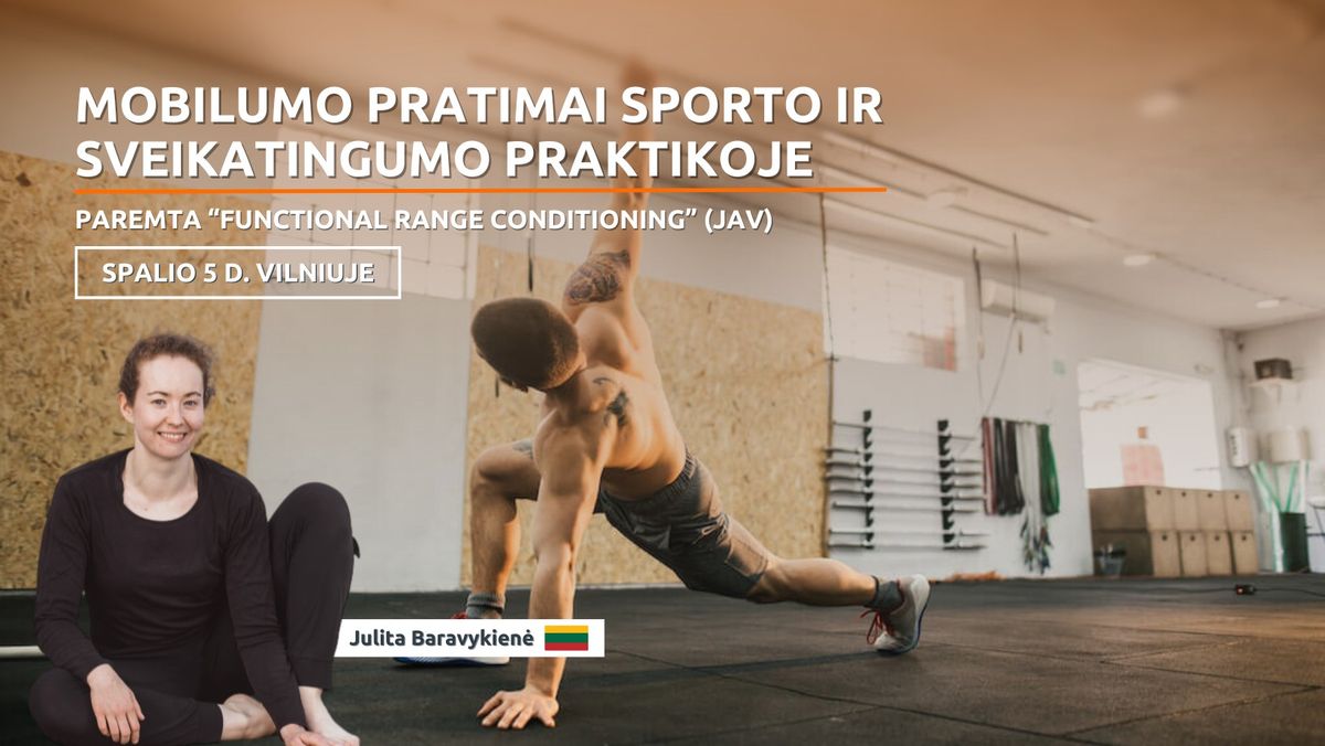 Mobilumo pratimai sporto ir sveikatingumo praktikoje