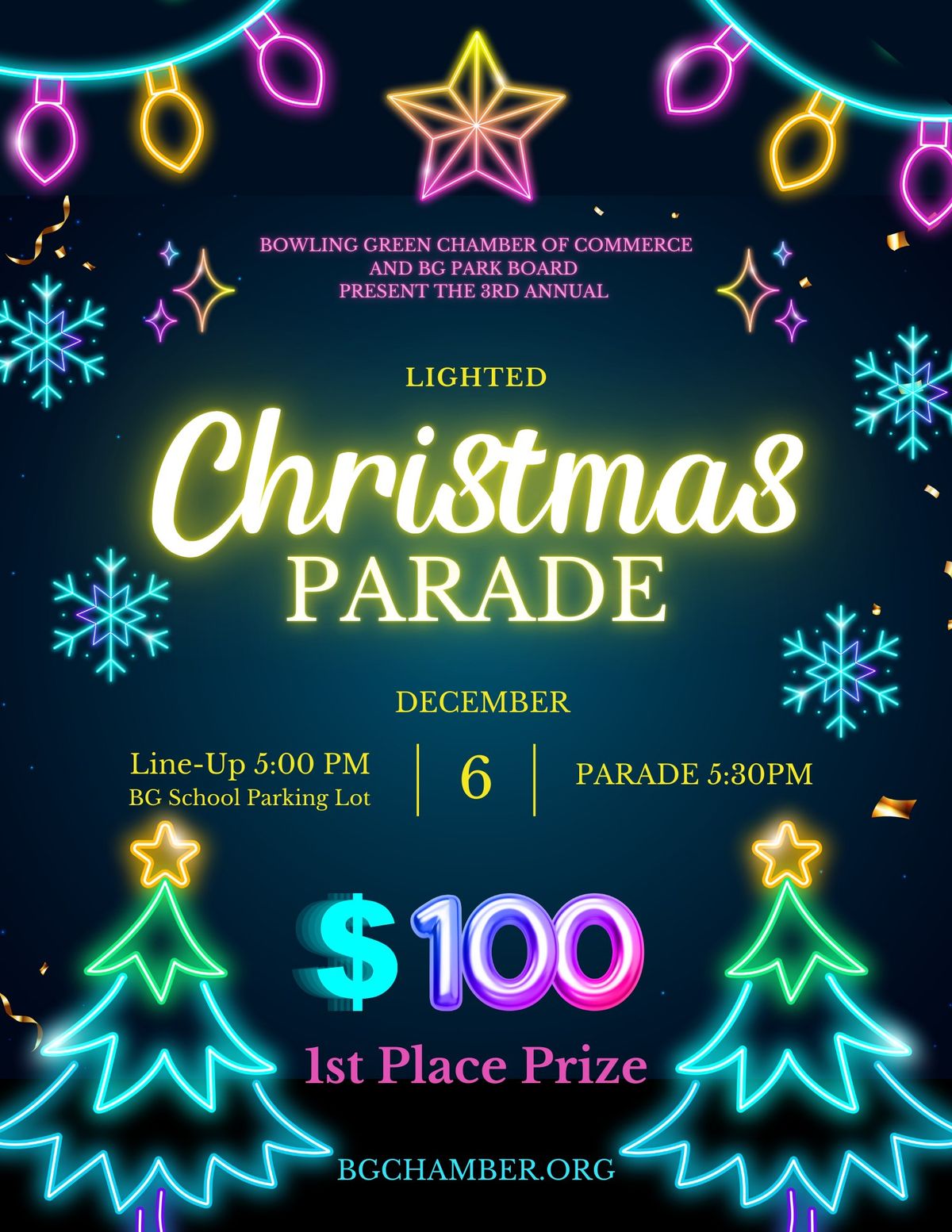 3rd Annual Lighted Christmas Parade