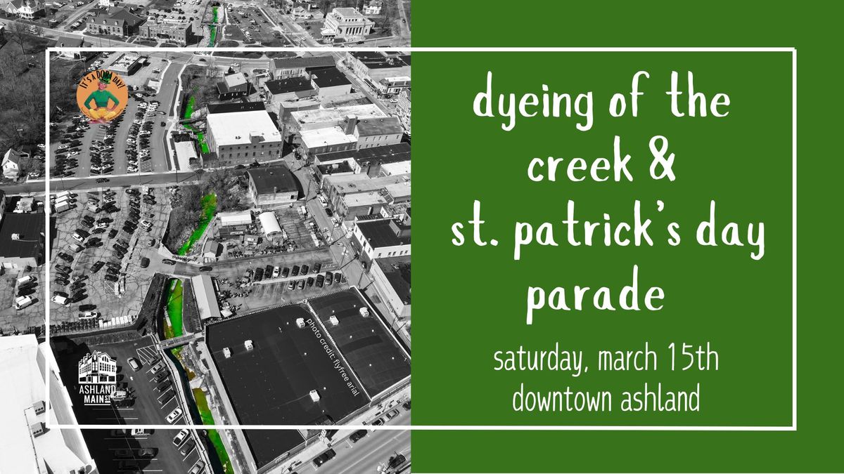 Dyeing of the Creek & St. Patrick's Day Parade