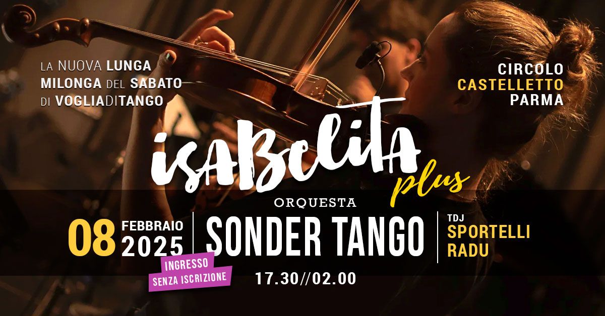 ISABELITA PLUS con SONDER TANGO DAL VIVO Tdj G.Sportelli + Radu