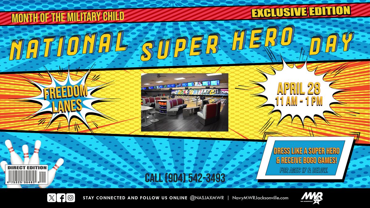 Bowling Super Hero Day