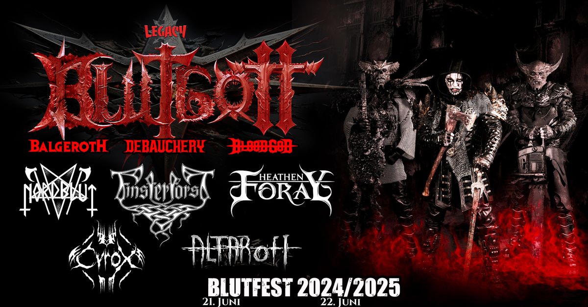 Blutgott - Blutfest featuring  Balgeroth\/Debauchery\/BloodGod