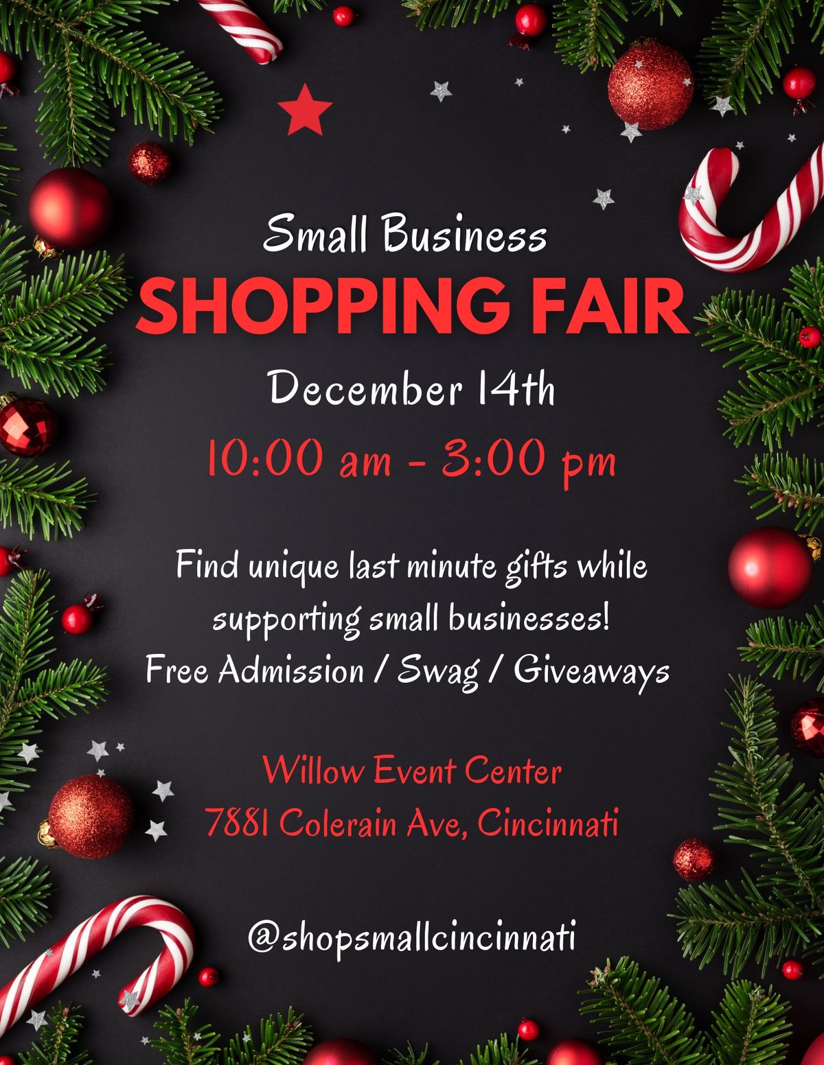 Shop Small Cincinnati Holiday Shopping Fair