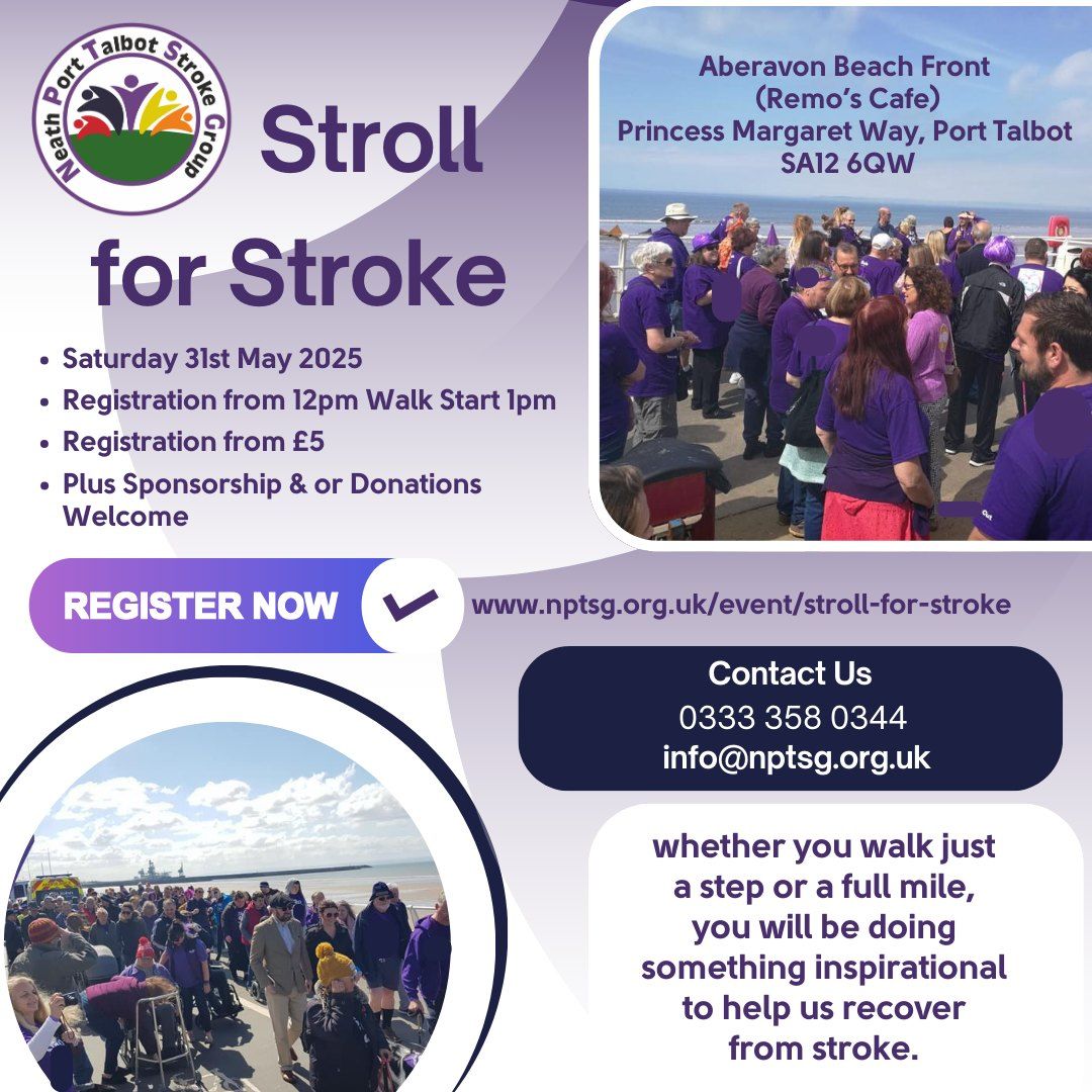 Stroll for Stroke Sponsored Walk 2025