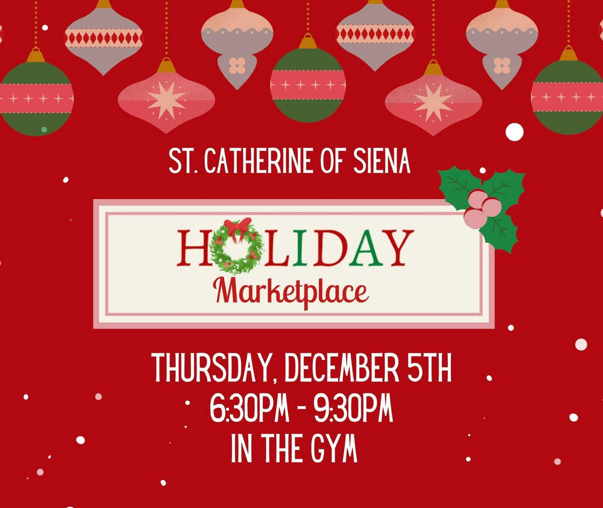 SCS Holiday Marketplace