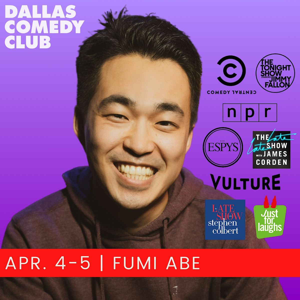 Dallas Comedy Club Presents: FUMI ABE