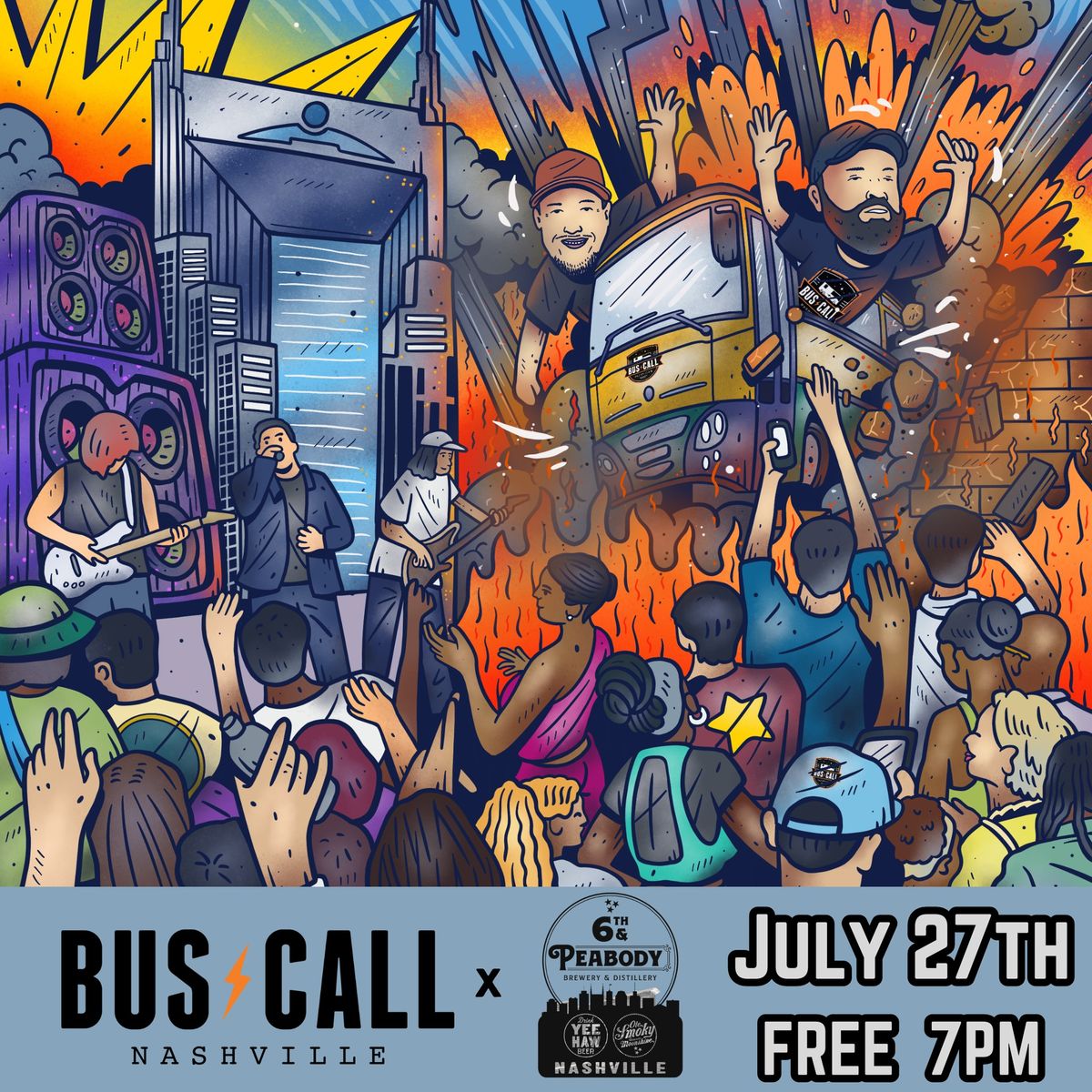 BUSCALL CITY SOUNDS - 6TH & PEABODY - (FREE SHOW)