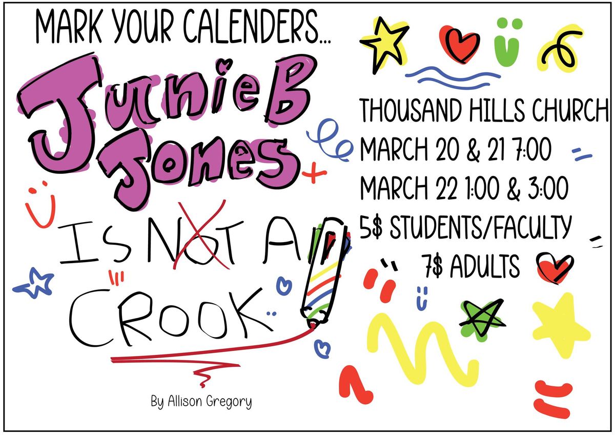 Junie B Jones is NOT a Crook! - A Theatre Performace from FCAC - Public Invited