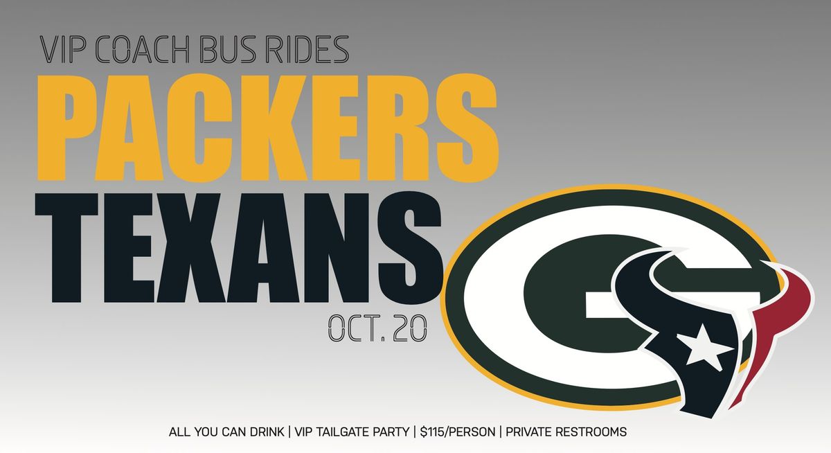 Packers vs. Texans VIP Coach Buses