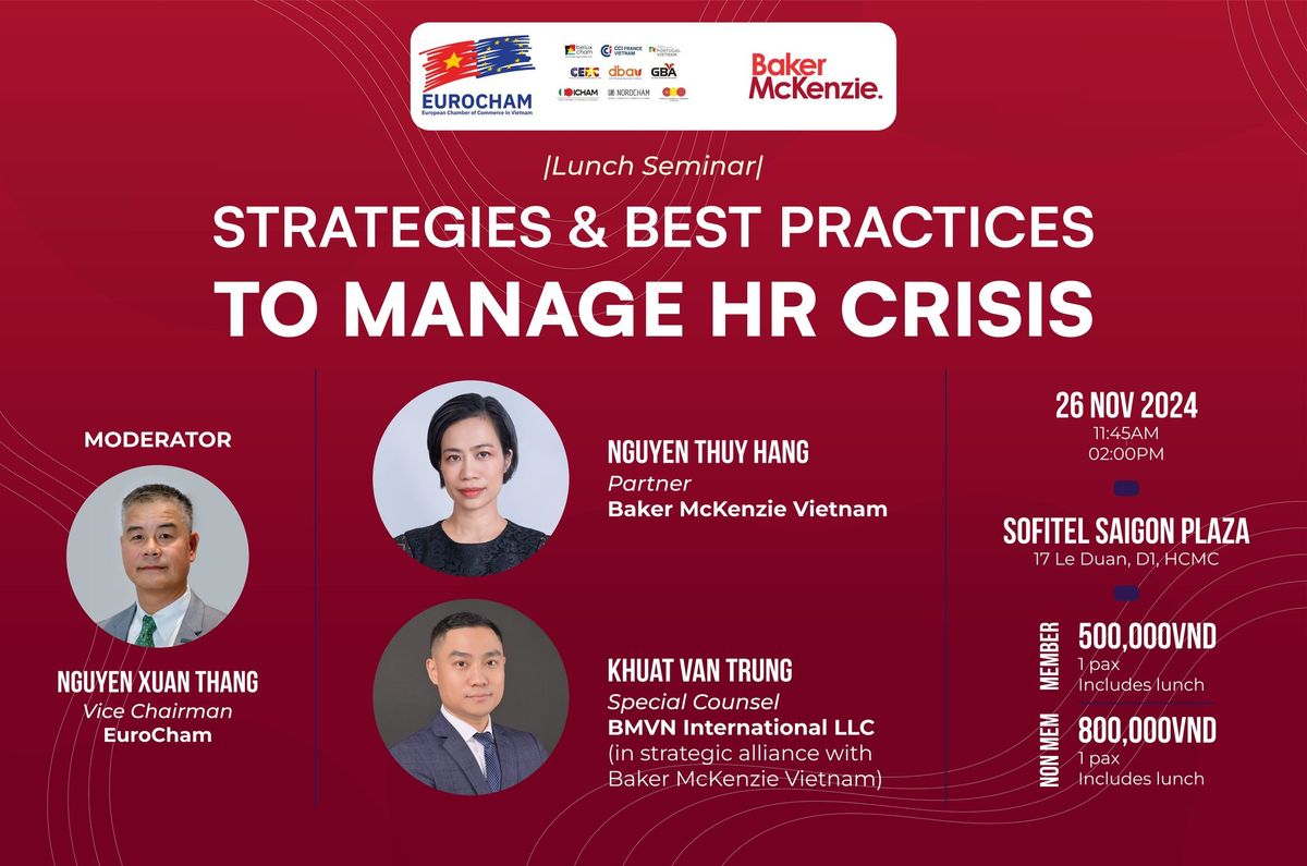 [HCMC | Seminar Lunch] Strategies & Best Practices to Manage HR Crisis