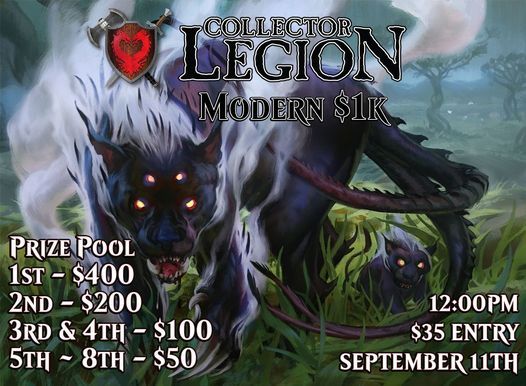 Modern 1k Collector Legion Gardena 11 September 21