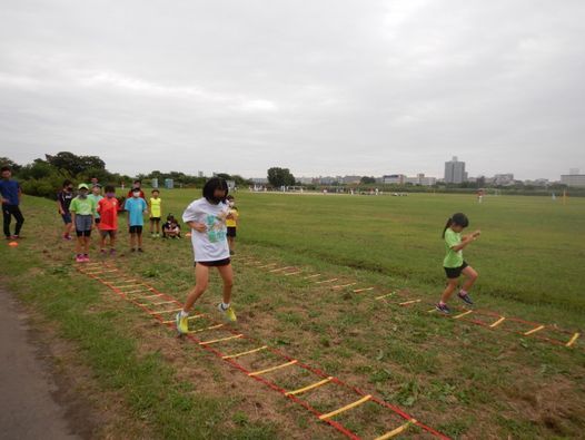 小学生のランニング教室 スガヤ塾 Pin川口荒川三領グランド Saitama 20 November 2021