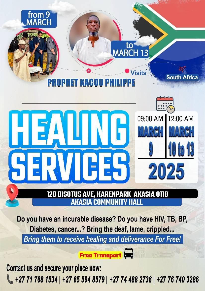 Healing Service Pretoria 