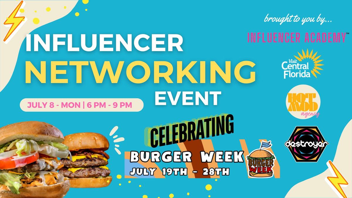 Influencer Networking Event brought to you by Visit Central Florida & Destroyer Media 