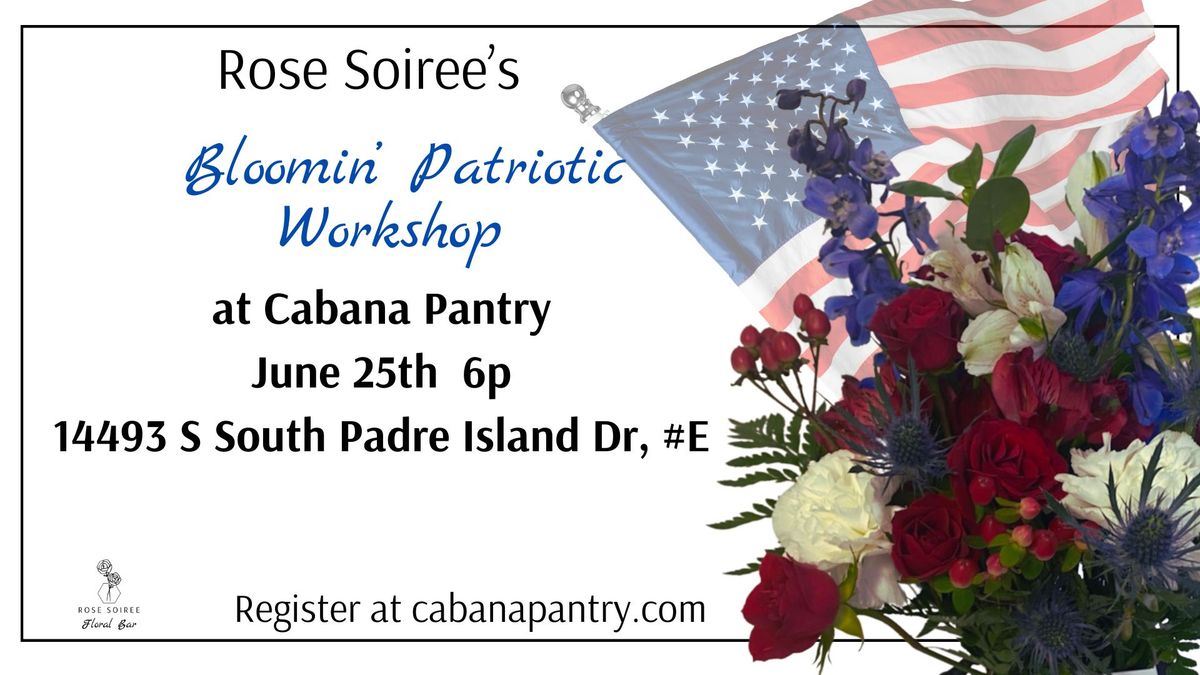 Floral Workshop at Cabana Pantry