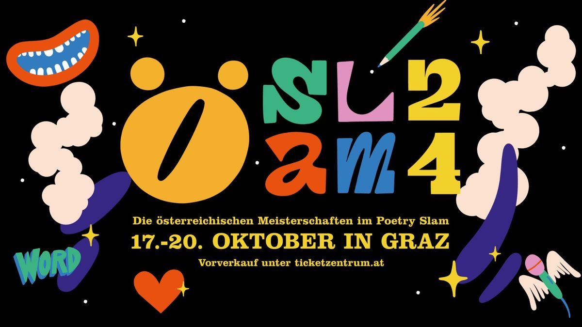 \u00d6SLAM24 - Die \u00f6sterreichischen Meisterschaften im Poetry Slam