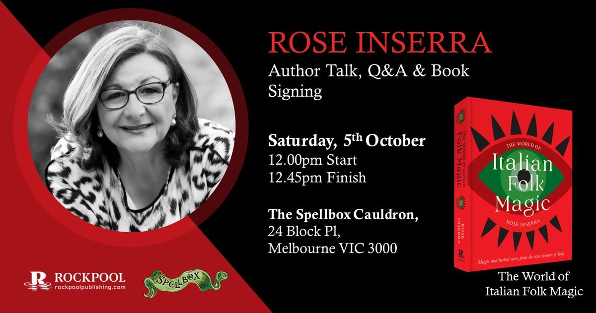 Rose Inserra - Author Talk, Q&A & Signing