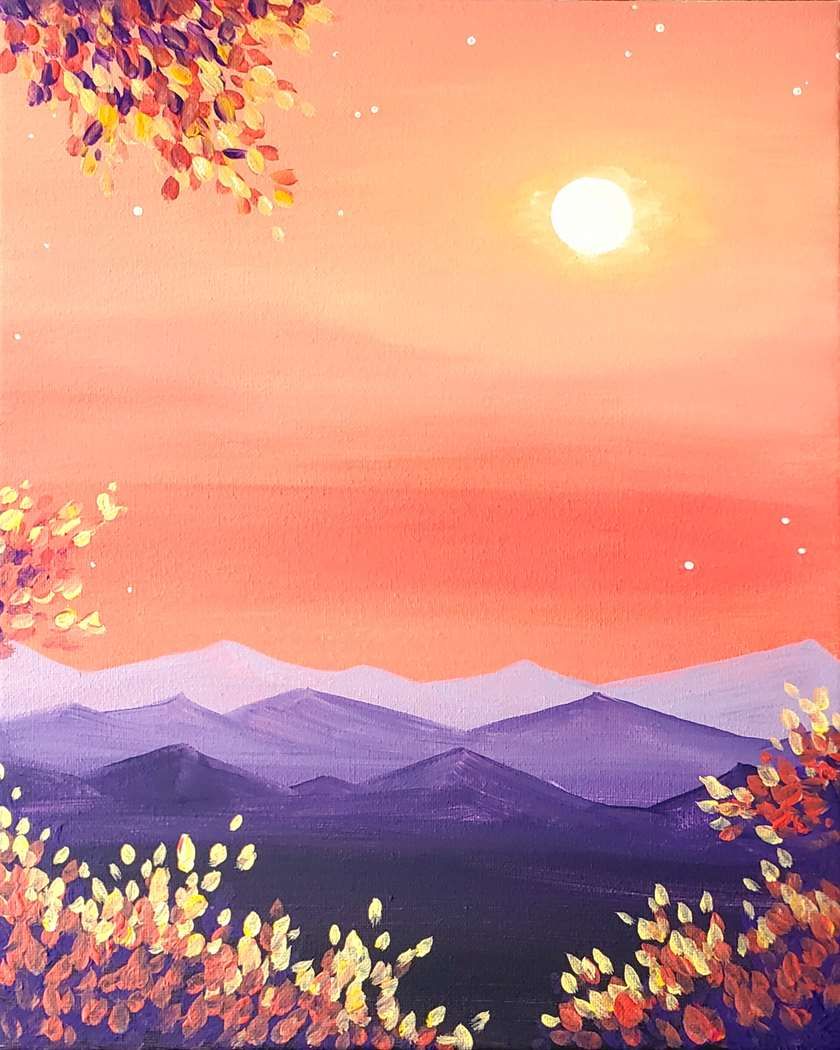 Autumn Mountain Evening