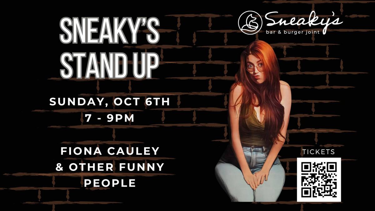 Stand Up @ Sneaky's Feat. Fiona Cauley