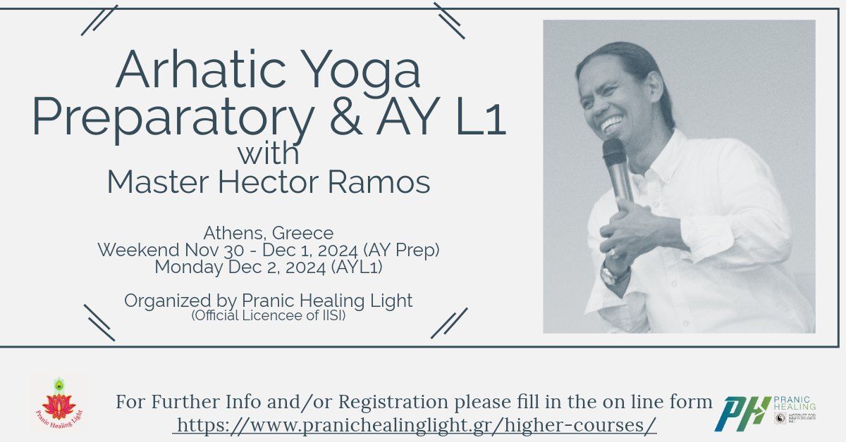 Arhatic Yoga Courses - December in Greece