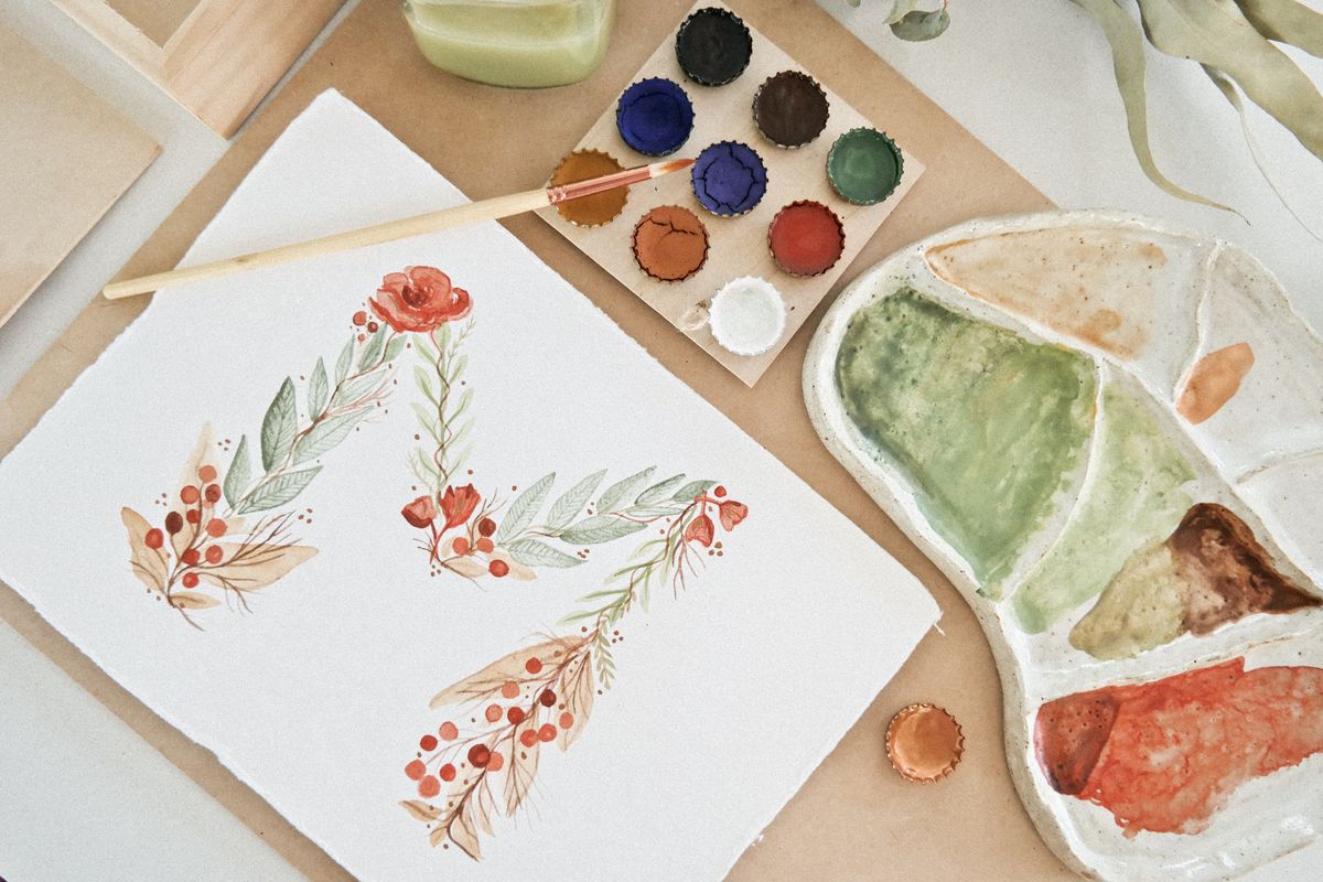 Watercolour Workshop - Botanical Flowers