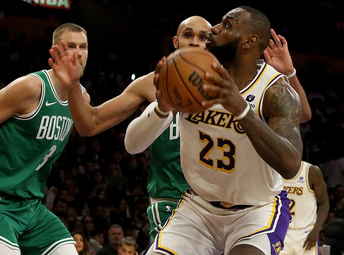 Boston Celtics at Los Angeles Lakers at Crypto.com Arena