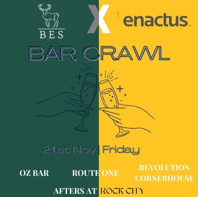 BES x Enactus Bar Crawl 