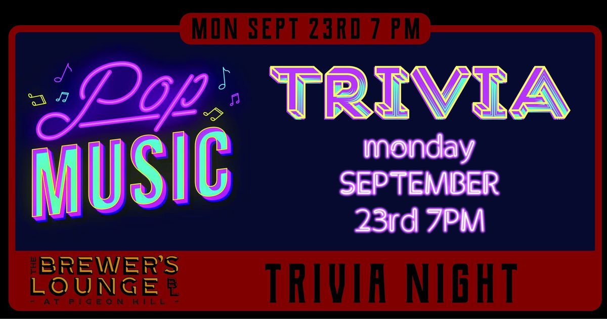 Trivia Night: Pop Music