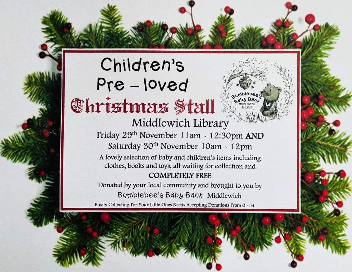 Middlewich Baby Bank Christmas Giveaway