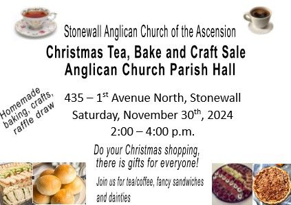 Anglican Church of the Ascension Christmas Tea and Bake Sale