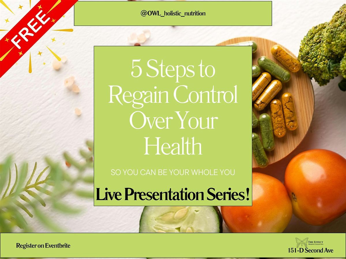 5 Steps to Regain Control Over Your Health -Part V- Clear the Path
