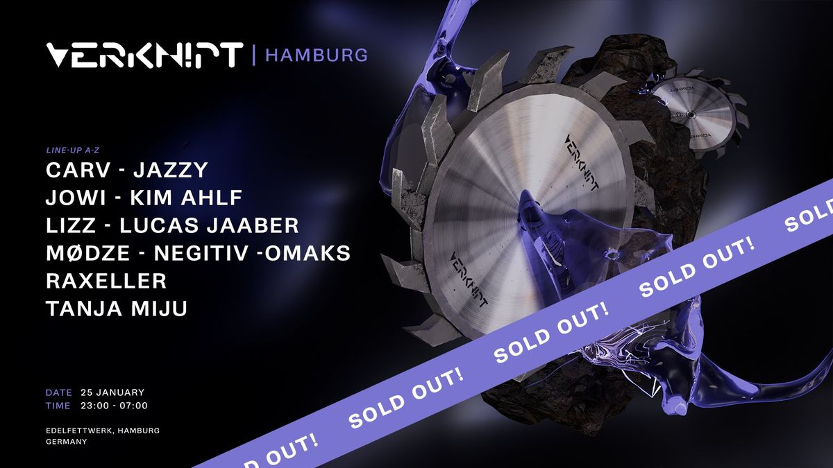 Verknipt Germany Hamburg - January 25 - SOLD OUT