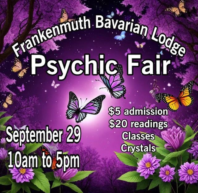 Frankenmuth Bavarian Lodge Psychic Fair September 29