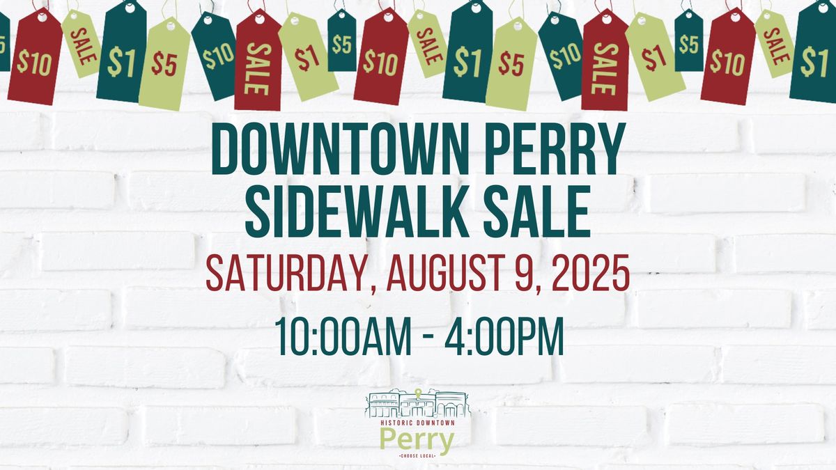 Downtown Perry's Semi-Annual Sidewalk Sale 