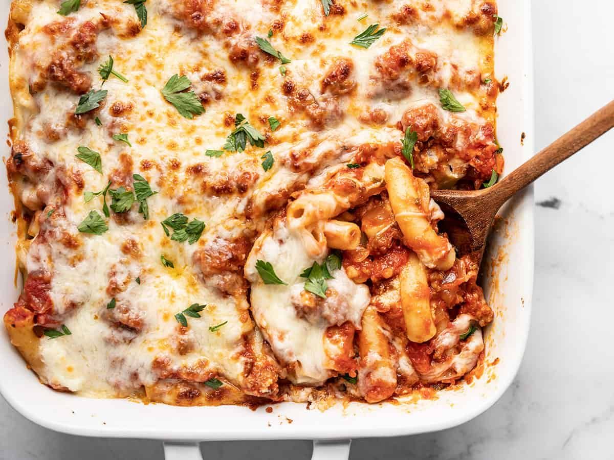 Cork 'N' Fork- Baked Ziti