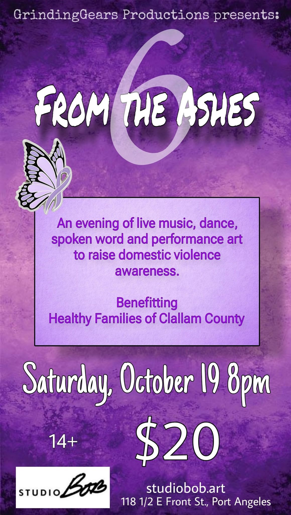 From the Ashes 6-The 6th Annual  Night to Benefit Healthy Families of Clallam Co.