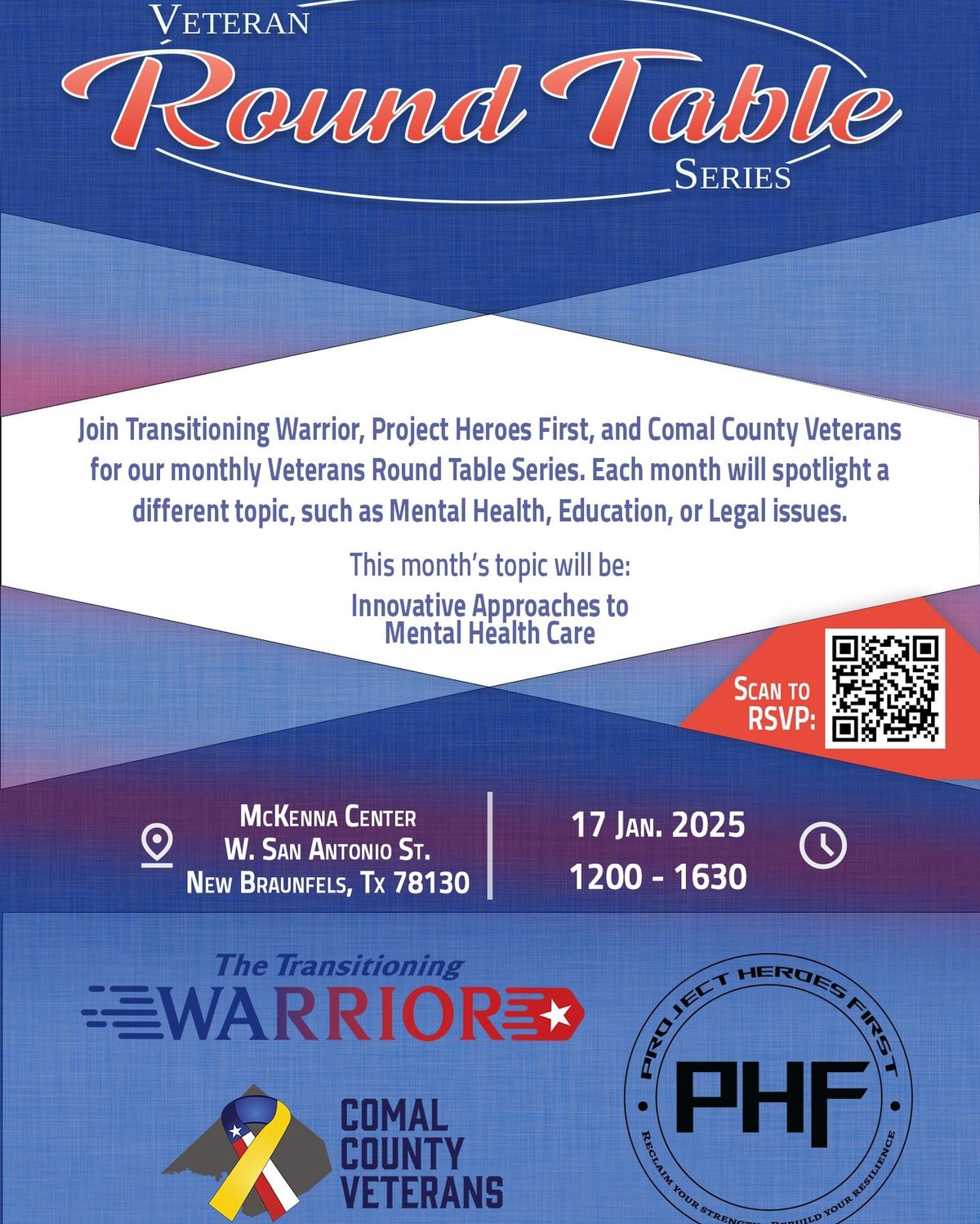 Veteran Round Table Series: Innovative Approaches to Mental Health Care