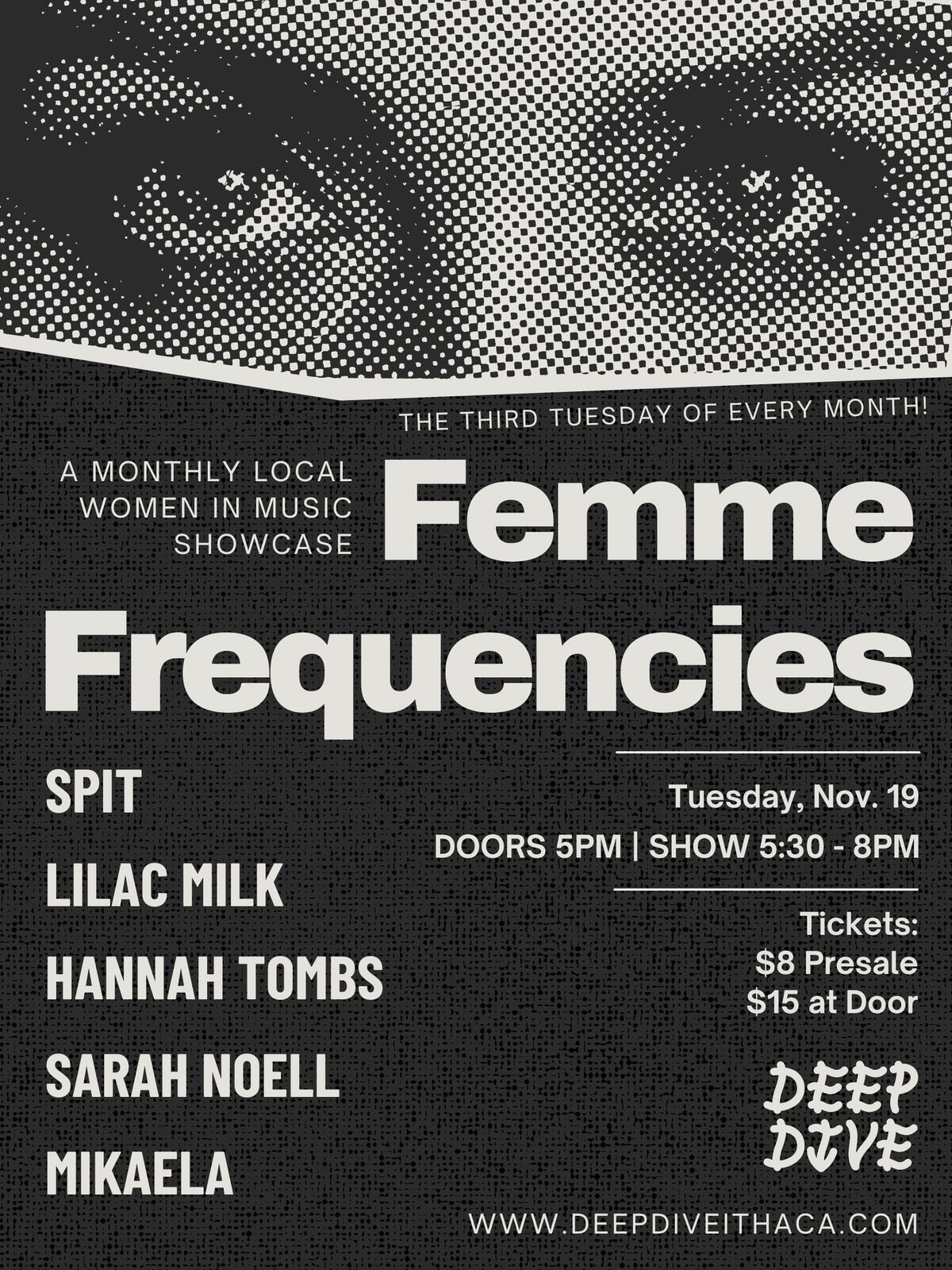 Femme Frequencies - DEEP DIVE - Ithaca Ny