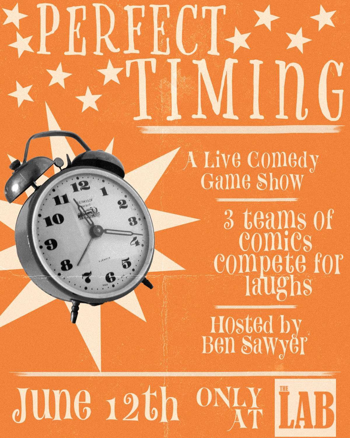Perfect Timing - A Live Comedy Game Show