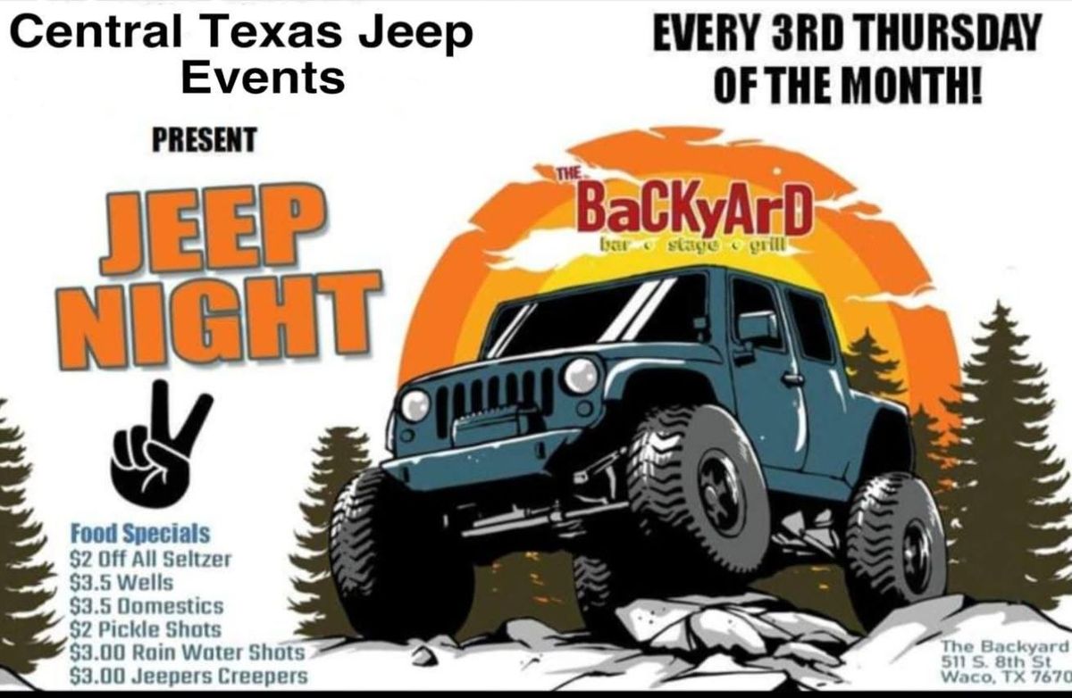 Jeep Night at the Backyard