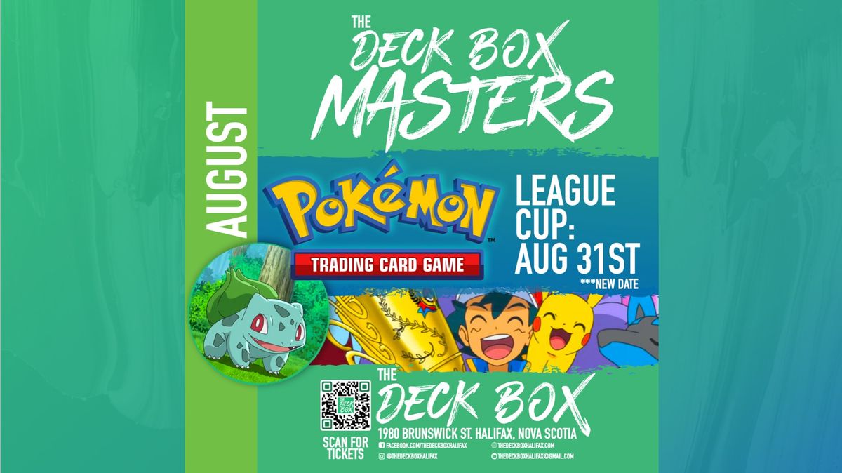 Pokemon Masters League Cup! (Saturday, August 31st @ 1:00PM)