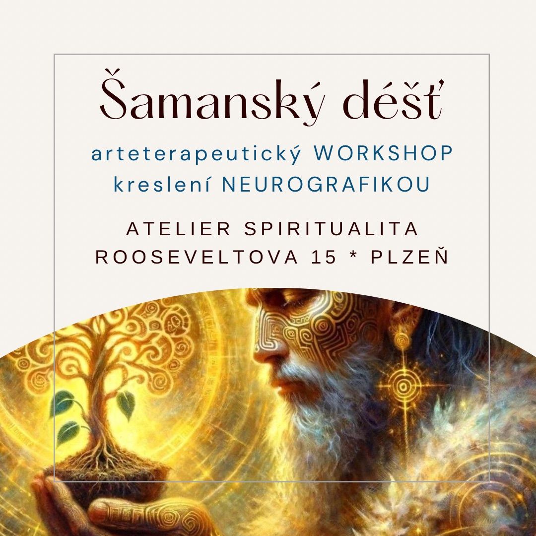 WORKSHOP NEUROGRAFIKY ~ \u0160AMANSK\u00dd D\u00c9\u0160\u0164 \ud83c\udf3f MYROSLAVA FESHCHAK ~ 12.4.2025