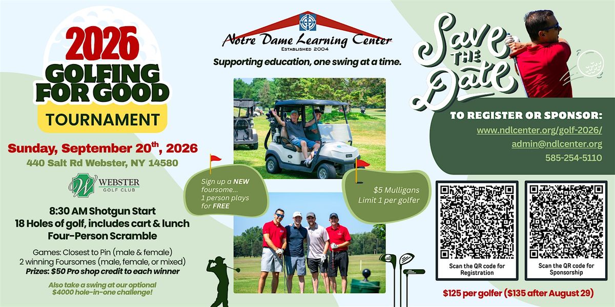 2026 Golfing For Good Tournament