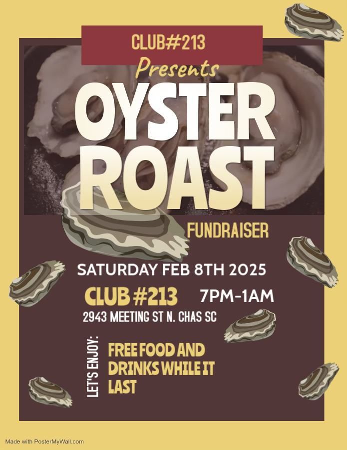 Club #213 OYSTER ROAST