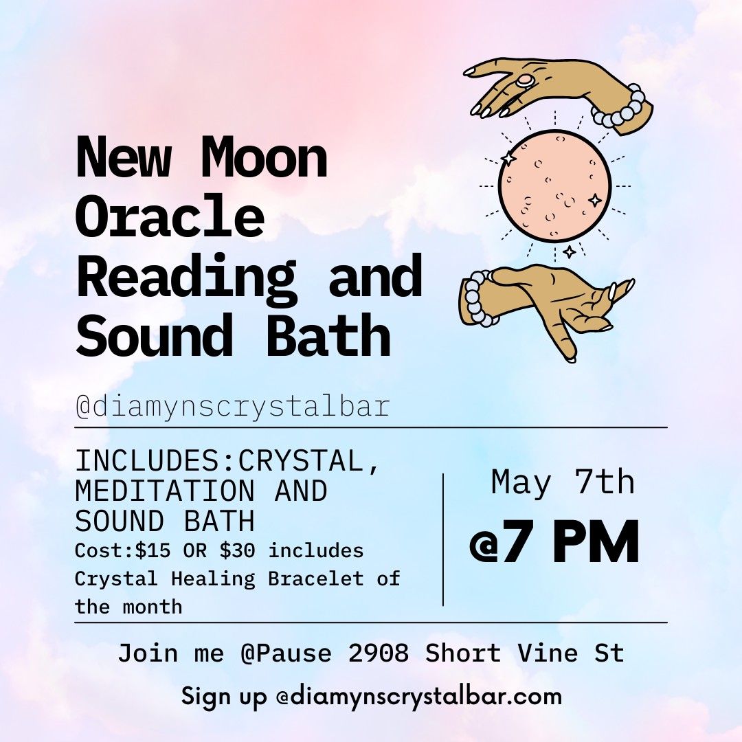 NEW MOON MEDITATION AND ORACLE READING
