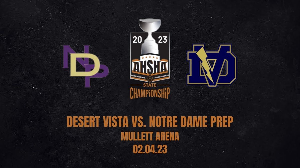 Arizona High School Hockey Association State Championship at Mullett Arena