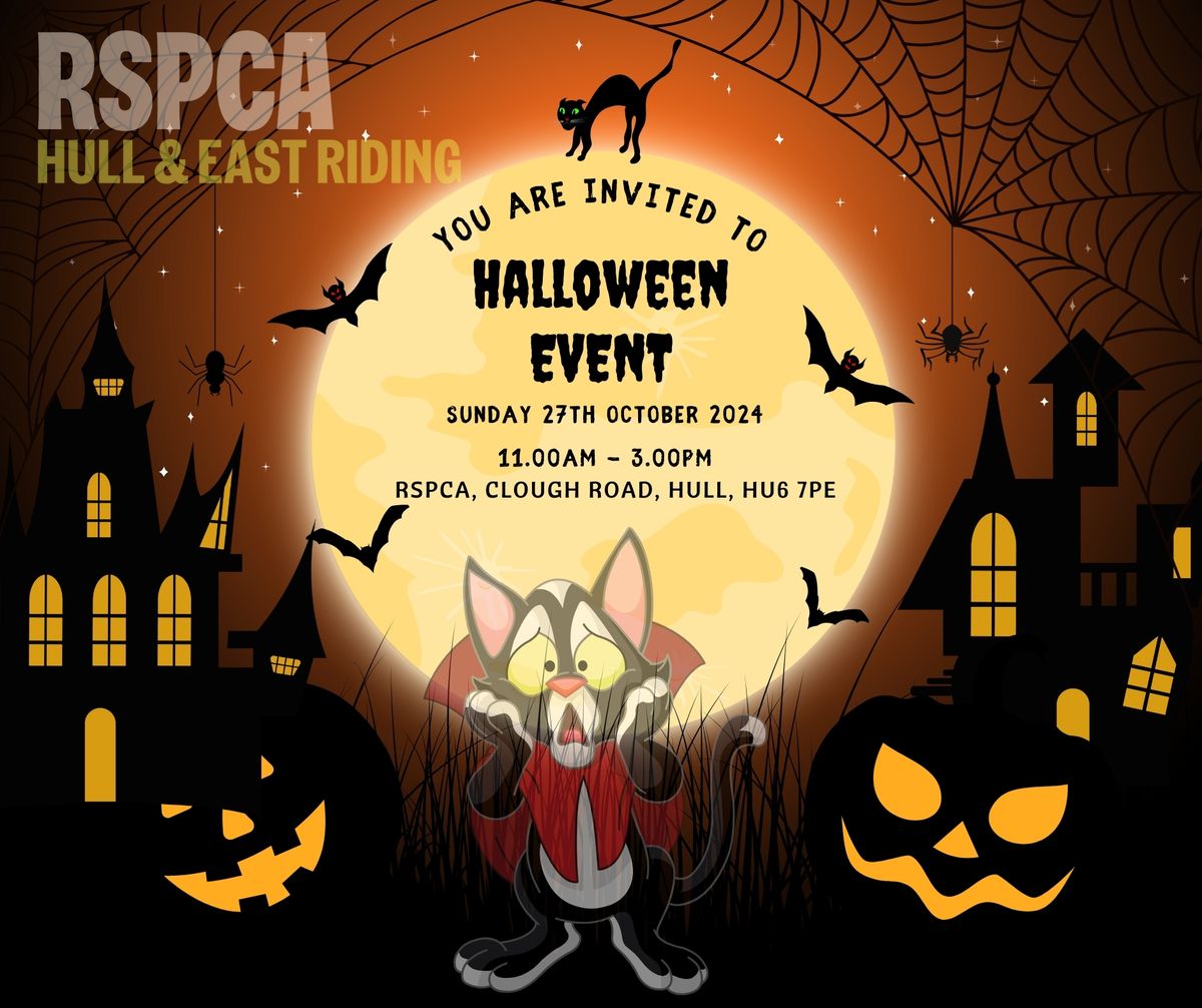 Scary Halloween Event at the RSPCA Rescue Centre, Clough Road